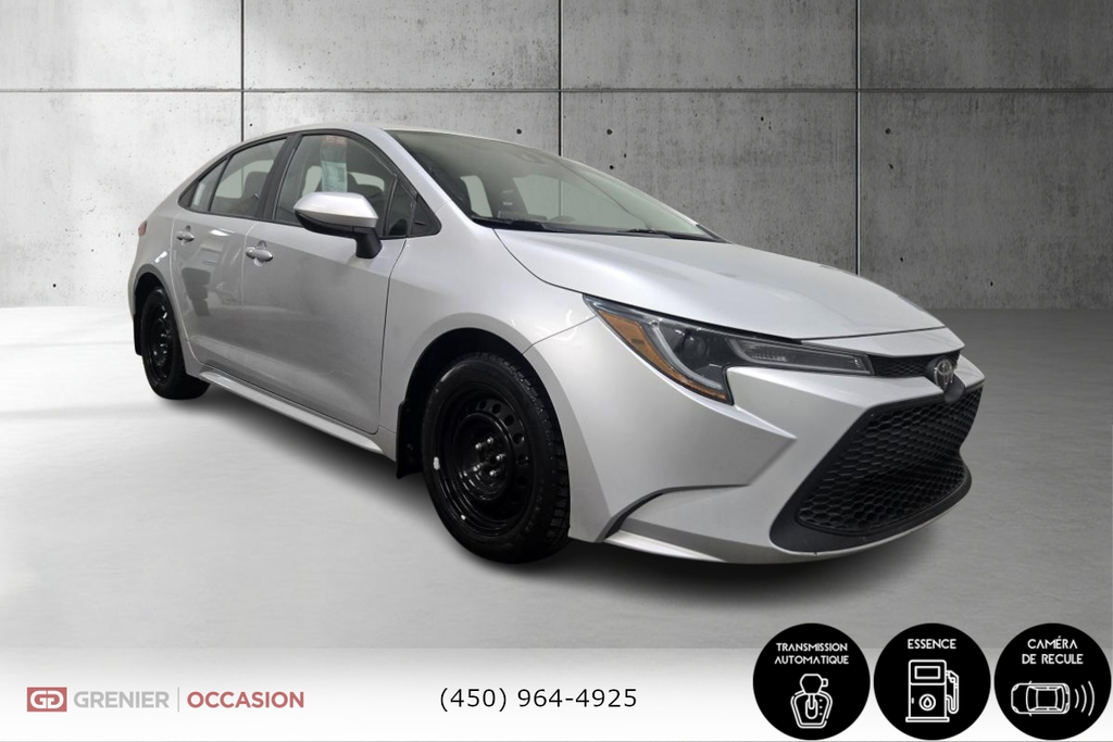 Toyota Corolla LE Caméra De Recul Bas Kilométrage 2021 à Terrebonne, Québec - 1 - w1024h768px