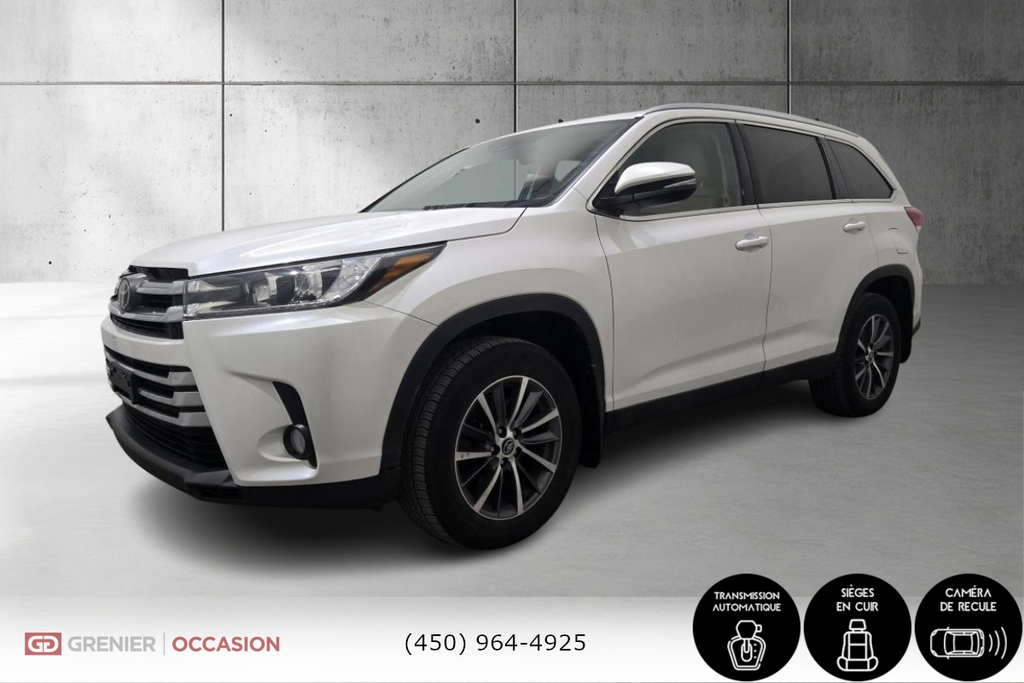 Toyota Highlander XLE AWD Toit Ouvrant Cuir 2019 à Terrebonne, Québec - 3 - w1024h768px