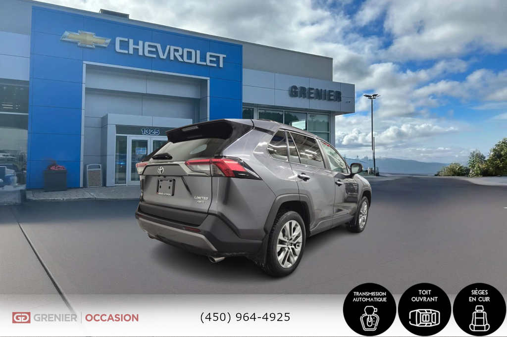 Toyota RAV4 Limited AWD Toit Ouvrant Cuir Navigation 2021 à Terrebonne, Québec - 7 - w1024h768px