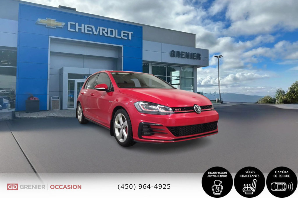 2019 Volkswagen Golf GTI Caméra De Recul Bas Kilométrage in Terrebonne, Quebec - 1 - w1024h768px