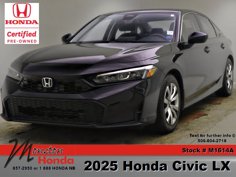2025 Honda Civic Sedan LX in Saint John, New Brunswick - 8 - w1024h768px