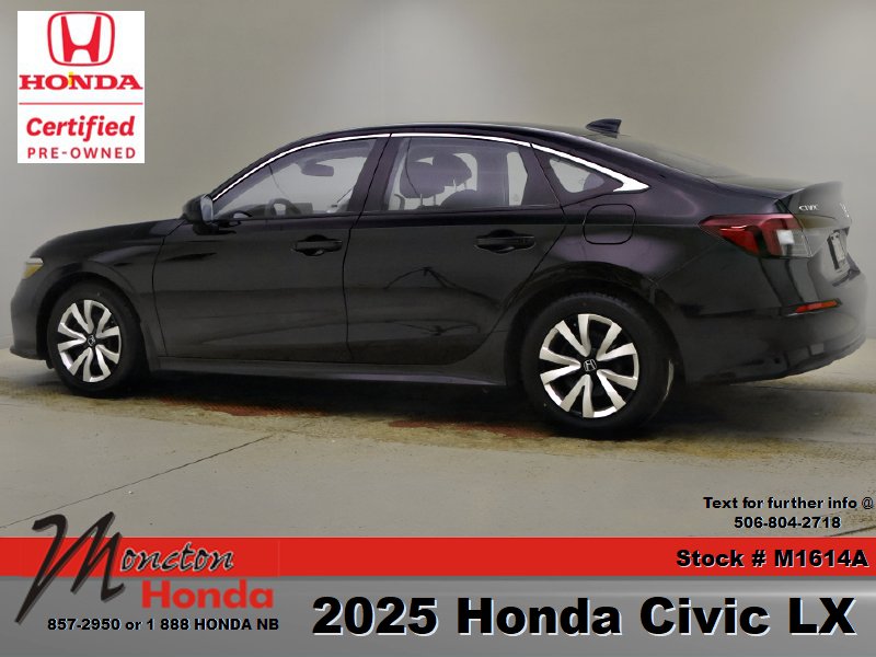 2025 Honda Civic Sedan LX in Saint John, New Brunswick - 6 - w1024h768px