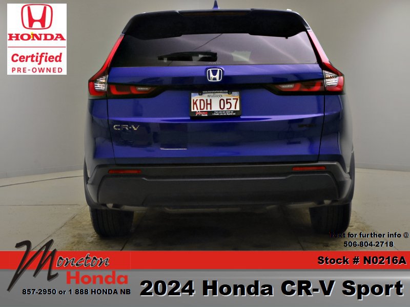 2024 Honda CR-V Sport in Saint John, New Brunswick - 6 - w1024h768px