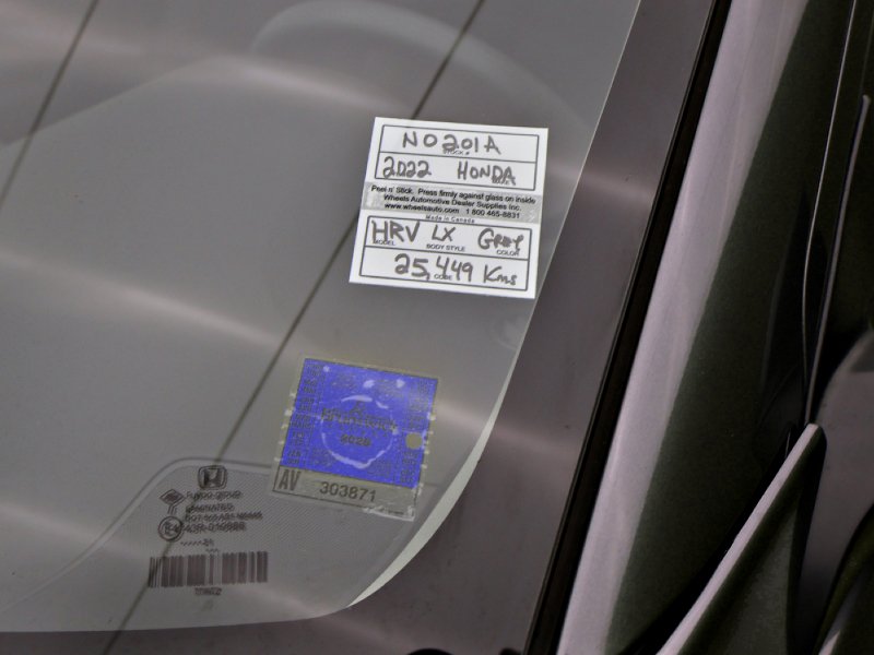 2022 Honda HR-V LX in Saint John, New Brunswick - 31 - w1024h768px