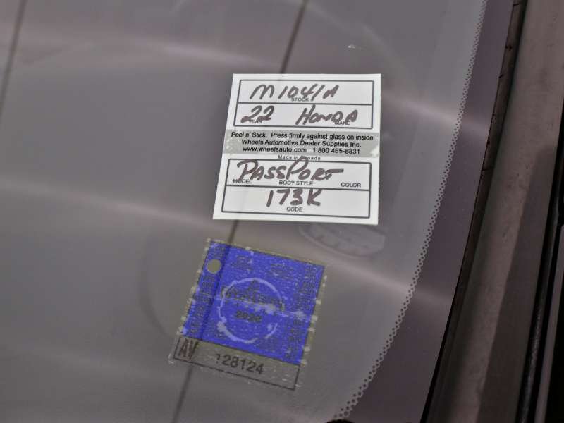 2022 Honda Passport in Antigonish, Nova Scotia - 37 - w1024h768px