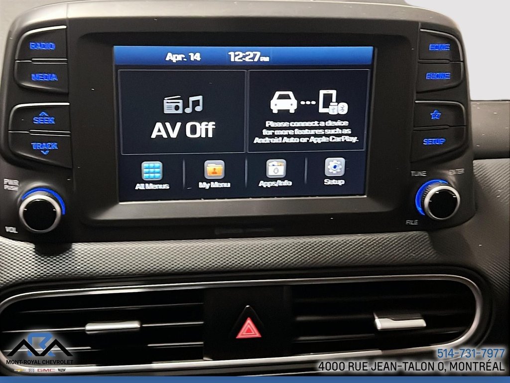 Hyundai Kona Trend 2018 à Montréal, Québec - 10 - w1024h768px