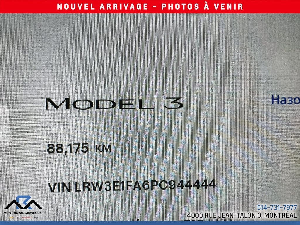 2023 Tesla Model 3 in Montreal, Quebec - 2 - w1024h768px