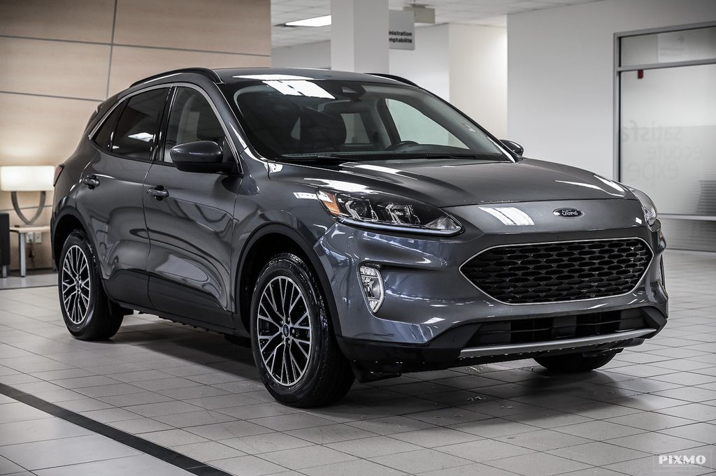 2021 Ford Escape SEL Plug-In Hybrid | 60KM | NAV | CUIR | CARPLAY | in Brossard, Quebec - 4 - w1024h768px