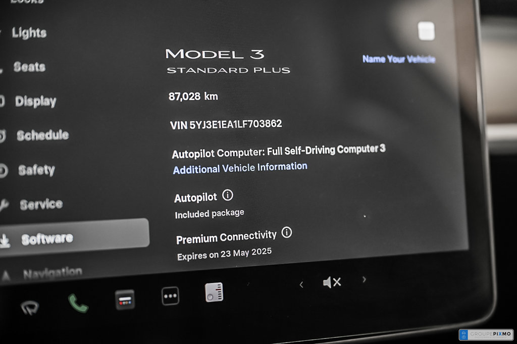 Tesla MODEL 3 Standard Range Plus | JUSQU'A 402KM | TOIT PANO | 2020 à Brossard, Québec - 22 - w1024h768px