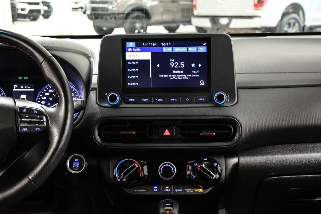 Hyundai Kona N Line | 1.6T | AWD | CARPLAY | DEMARREUR | 2022 à Brossard, Québec - 28 - w1024h768px
