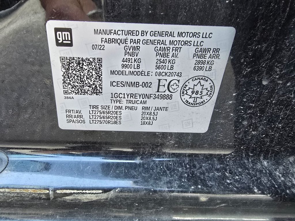Chevrolet Silverado 2500HD High Country CUIR NAVIGATION TOIT OUVRANT 2022 à St-Jean-Sur-Richelieu, Québec - 7 - w1024h768px