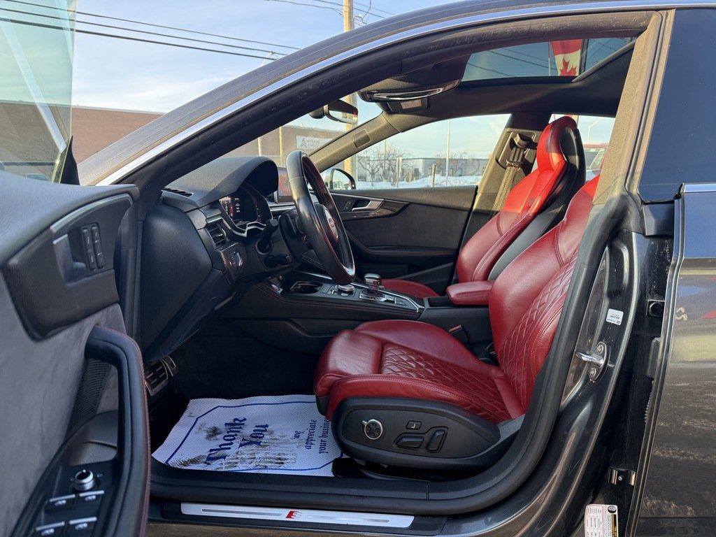 2018 Audi S5 Sportback TECHNIK   RED LEATHER   MASSAGE SEATS   CARPLAY in Oakville, Ontario - 11 - w1024h768px