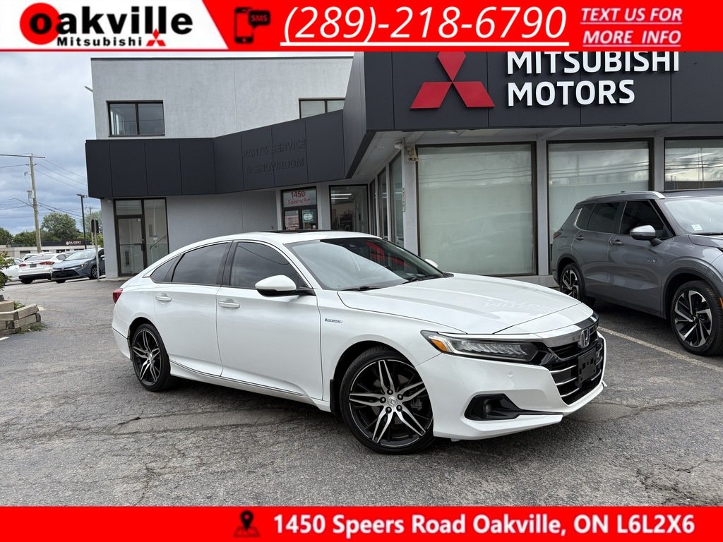 2022 Honda Accord Hybrid TOURNING   LTHR   ROOF   HUD   NAVI   BU CAM in Oakville, Ontario - 1 - w1024h768px