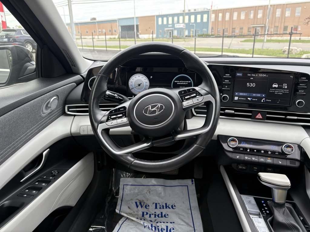 2022 Hyundai Elantra Hybrid ULTIMATE   HYBRID   LEATHER   SUNROOF   BU CAM in Oakville, Ontario - 14 - w1024h768px