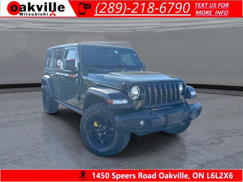 2021 Jeep Wrangler WILLYS   NO ACCIDENT   ALPINE   COLD WEATHER in Oakville, Ontario - 1 - w1024h768px