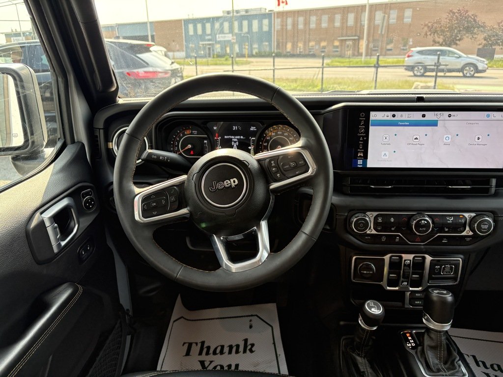 2024 Jeep Wrangler SAHARA   4X4   LEATHER   NAV   HTD SEATS/STEERING in Oakville, Ontario - 13 - w1024h768px