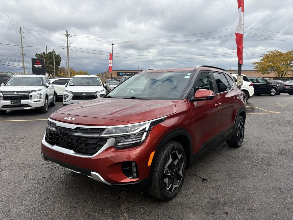 2024 Kia Seltos EX PREMIUM   AWD   HTD/VNT SEATS   SUNROOF   LTHR in Oakville, Ontario - 4 - w1024h768px