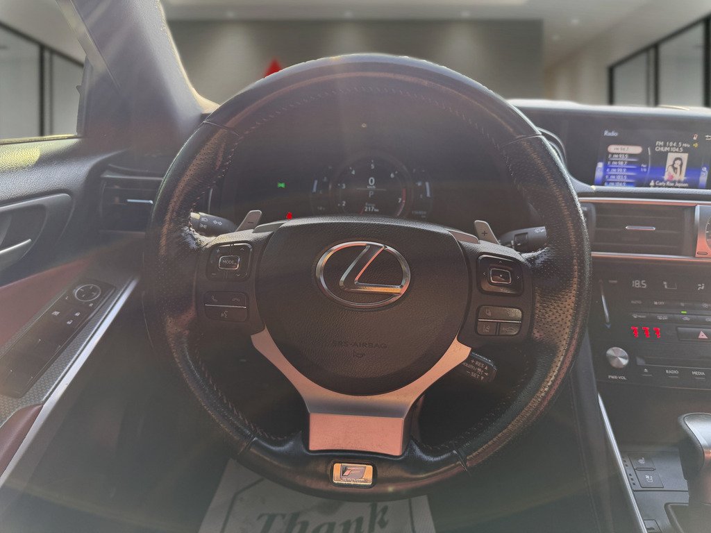 2017 Lexus IS 300 AWD   F-SPORT   RED INTERIOR   SUNROOF in Oakville, Ontario - 15 - w1024h768px