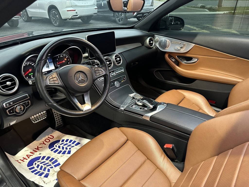 2018  C-Class C 300 4MATIC CABRIOLET   BURMESTER   BROWN LEATHER in Oakville, Ontario - 19 - w1024h768px