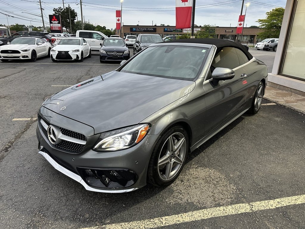2018  C-Class C 300 4MATIC CABRIOLET   BURMESTER   BROWN LEATHER in Oakville, Ontario - 12 - w1024h768px