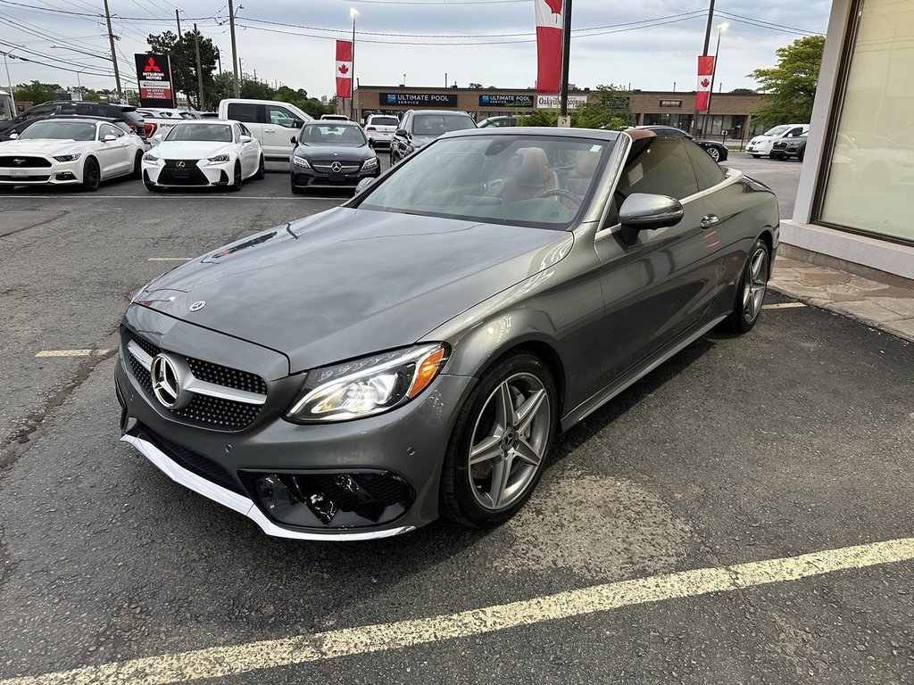 2018  C-Class C 300 4MATIC CABRIOLET   BURMESTER   BROWN LEATHER in Oakville, Ontario - 4 - w1024h768px