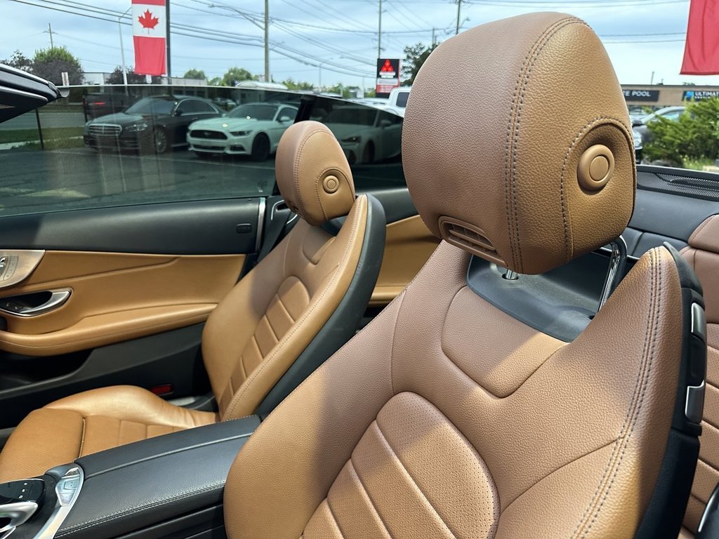 2018  C-Class C 300 4MATIC CABRIOLET   BURMESTER   BROWN LEATHER in Oakville, Ontario - 20 - w1024h768px