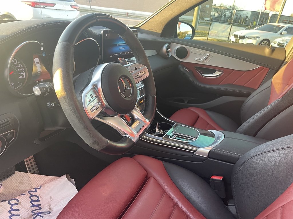 2022 Mercedes-Benz GLC AMG   GLC 43   4MATIC   RED INTERIOR   CARBON in Oakville, Ontario - 13 - w1024h768px