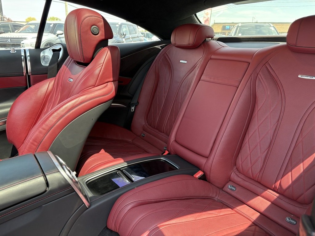 2018 Mercedes-Benz S-Class AMG   S 63    RED INTR   DESIGNO   BURMESTER in Oakville, Ontario - 22 - w1024h768px