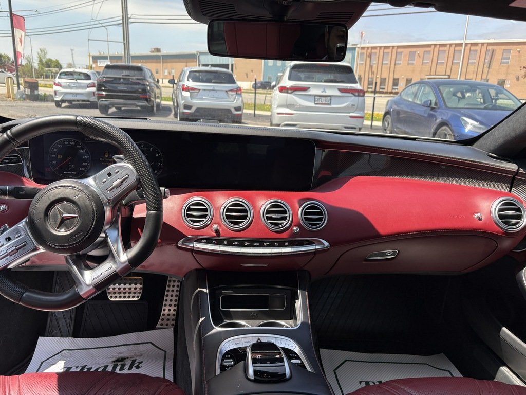 2018 Mercedes-Benz S-Class AMG   S 63    RED INTR   DESIGNO   BURMESTER in Oakville, Ontario - 20 - w1024h768px