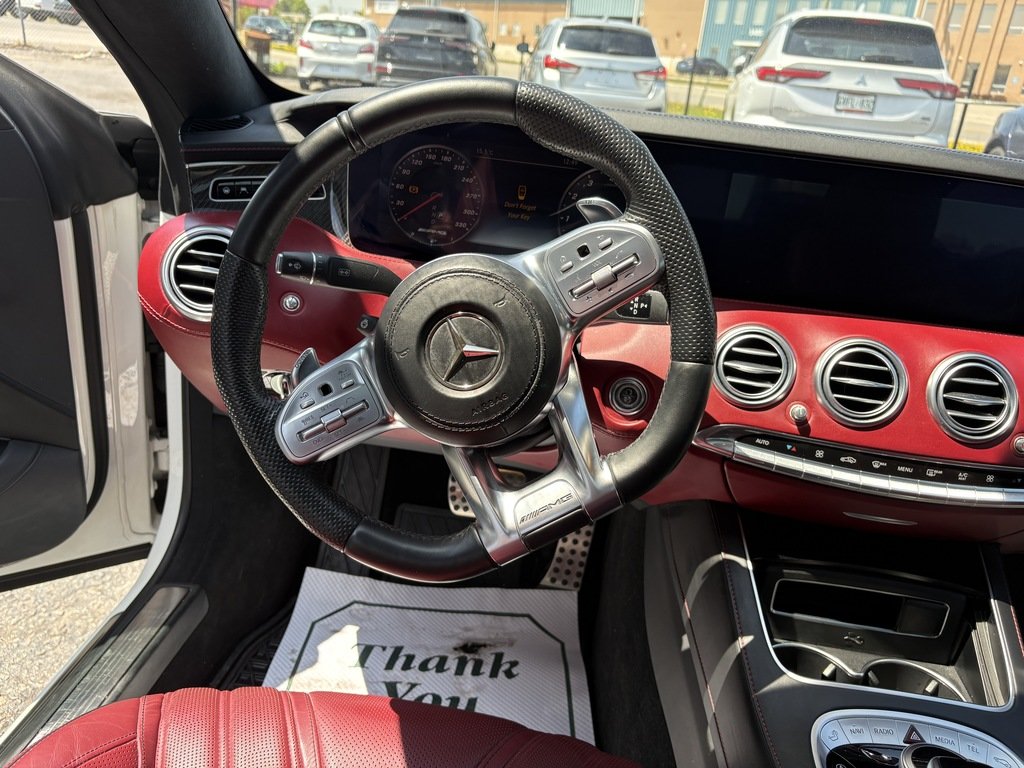2018 Mercedes-Benz S-Class AMG   S 63    RED INTR   DESIGNO   BURMESTER in Oakville, Ontario - 14 - w1024h768px