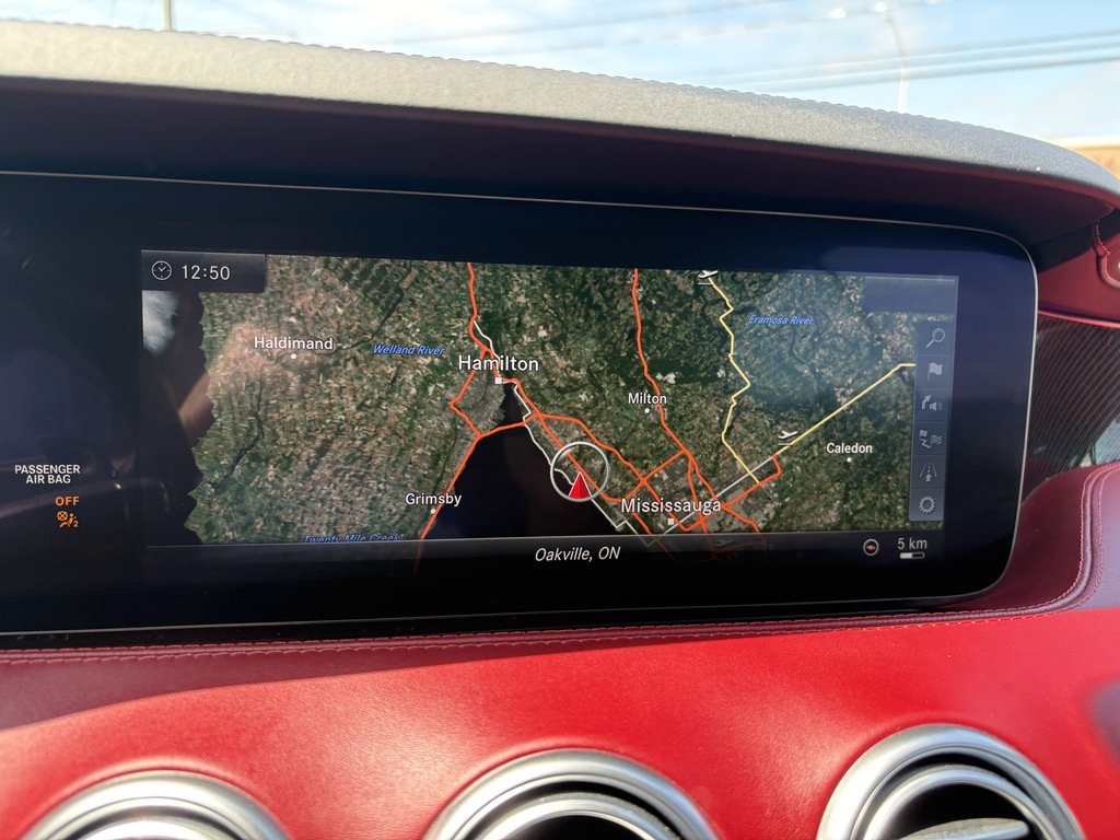 2018 Mercedes-Benz S-Class AMG   S 63    RED INTR   DESIGNO   BURMESTER in Oakville, Ontario - 17 - w1024h768px