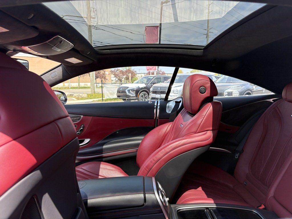 2018 Mercedes-Benz S-Class AMG   S 63    RED INTR   DESIGNO   BURMESTER in Oakville, Ontario - 21 - w1024h768px