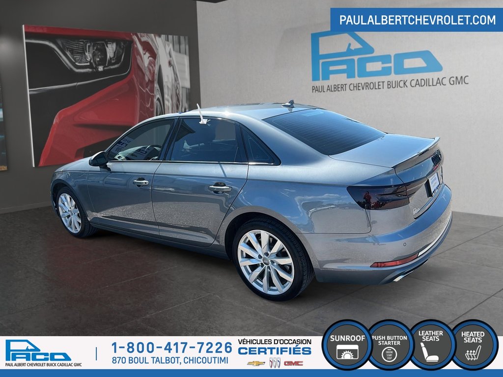 2019 Audi A4 4DR SDN AT QTRO KMFT in Chicoutimi, Quebec - 4 - w1024h768px