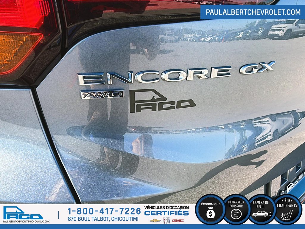 Buick ENCORE GX AWD PREFER 4DR AWD PREFERRED 2021 à Chicoutimi, Québec - 16 - w1024h768px