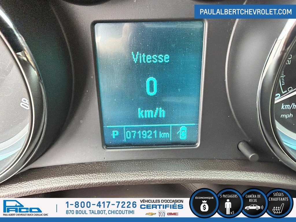 2016 Buick VERANO 4DR SDN CONVENIENCE in Chicoutimi, Quebec - 13 - w1024h768px