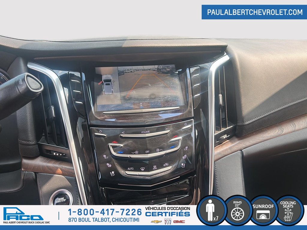 2020 Cadillac Escalade 4WD 4DR PREMIUM LUXU in Chicoutimi, Quebec - 19 - w1024h768px