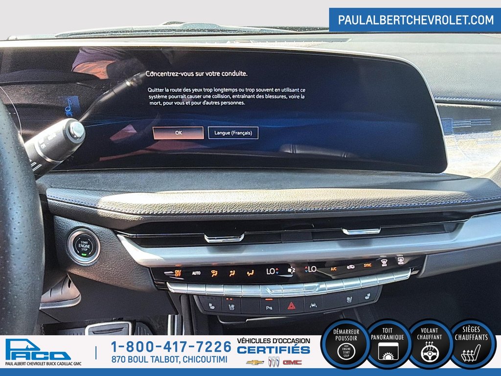 2025 Cadillac XT4 AWD 4DR SPORT in Chicoutimi, Quebec - 14 - w1024h768px