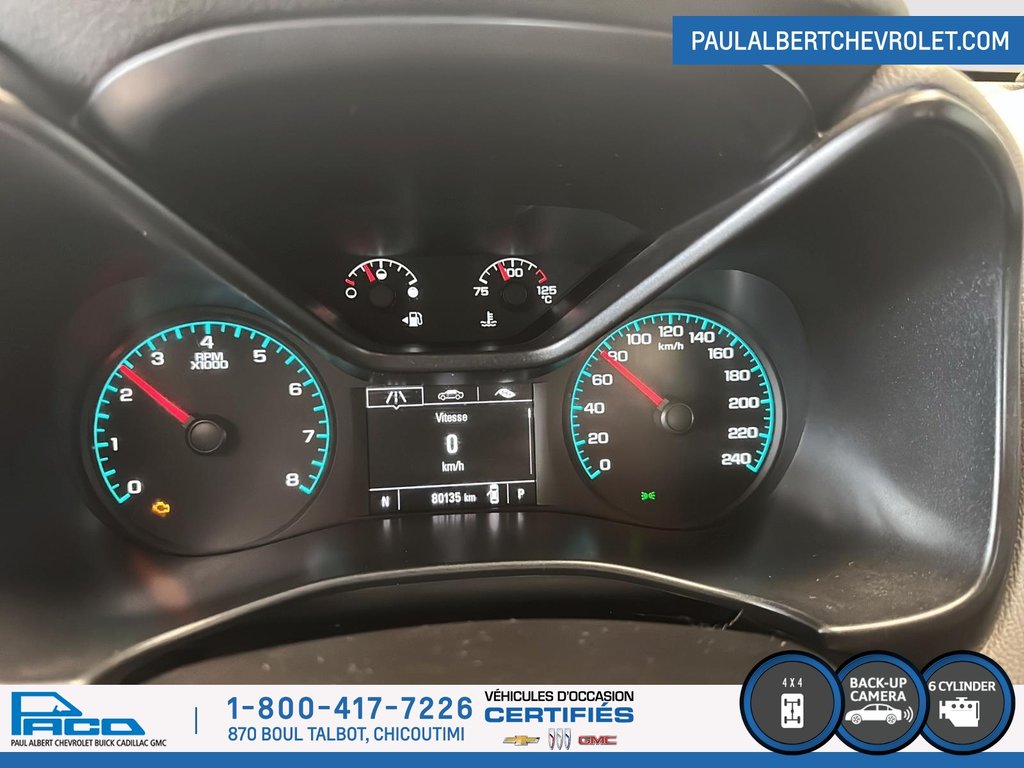 Chevrolet COLORADO 4WD EXTENDE COLORADO WT CREW CAB 2017 à Chicoutimi, Québec - 12 - w1024h768px