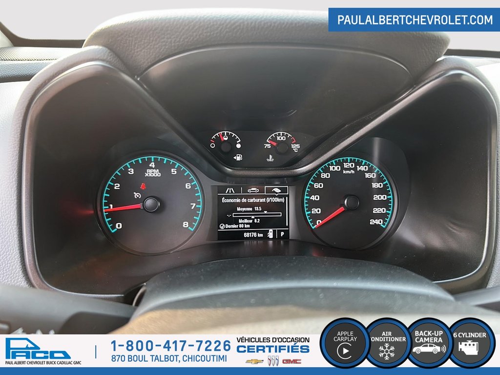 Chevrolet COLORADO EXT CA 4WD EXT CAB 128 WORK TRUCK 2022 à Chicoutimi, Québec - 13 - w1024h768px