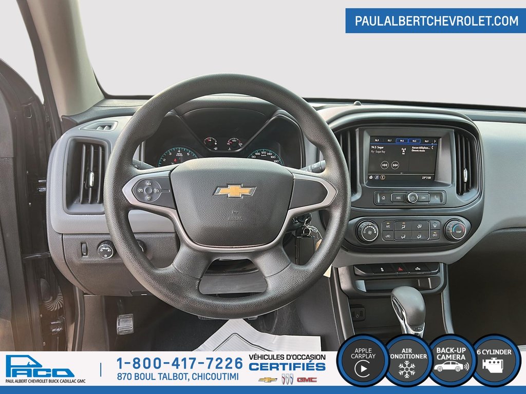 Chevrolet COLORADO EXT CA 4WD EXT CAB 128 WORK TRUCK 2022 à Chicoutimi, Québec - 11 - w1024h768px