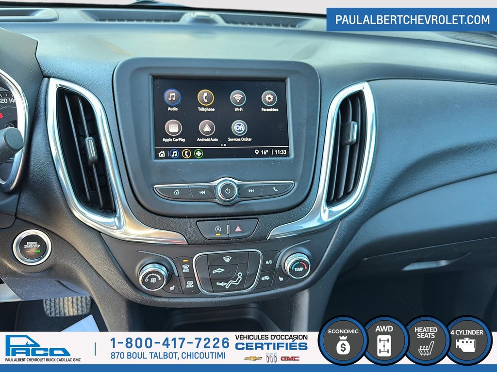 Chevrolet EQUINOX AWD 4DR LT W/1LT 2022 à Chicoutimi, Québec - 14 - w1024h768px
