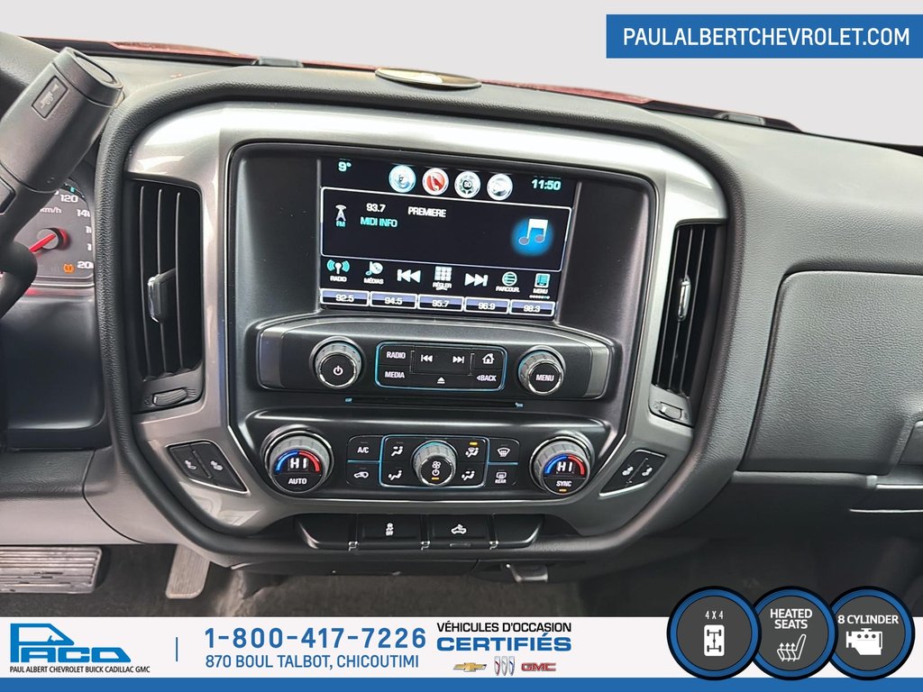 2017 Chevrolet SILVERADO 1500 4WD CREW CAB 153.0 in Chicoutimi, Quebec - 14 - w1024h768px
