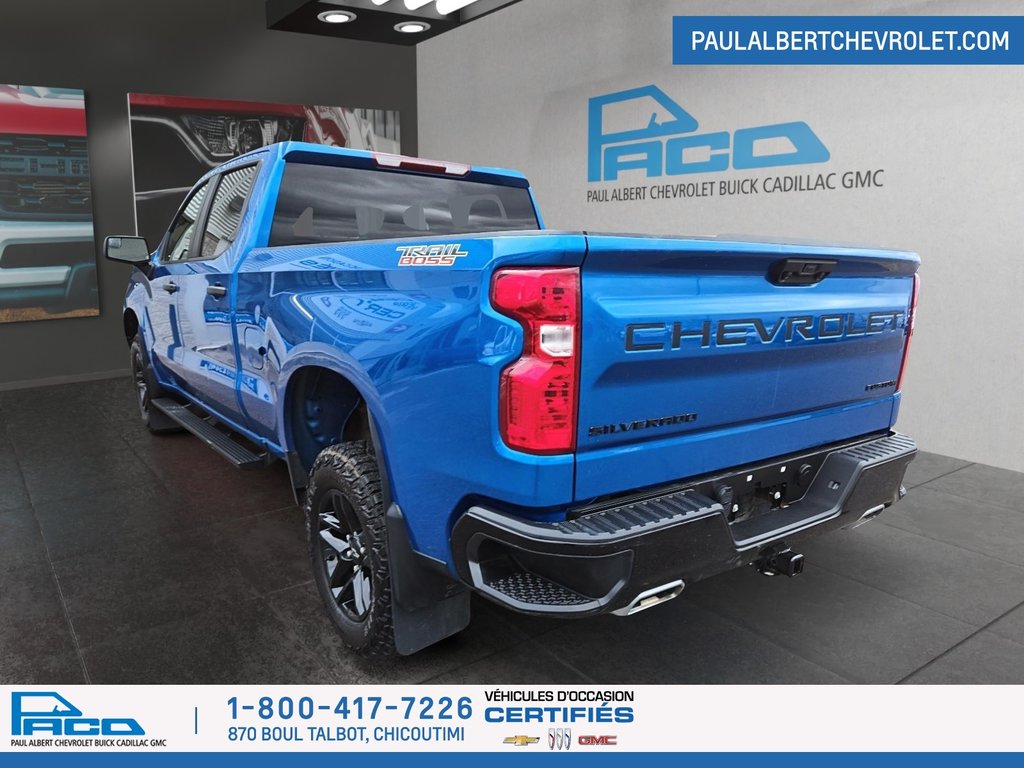 Chevrolet Silverado 1500 4WD CREW CAB 147 CUSTOM TRAIL BOSS 2022 à Chicoutimi, Québec - 4 - w1024h768px