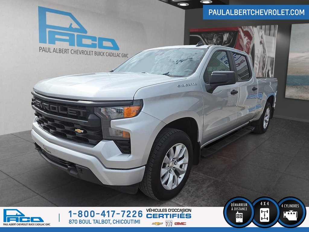 Chevrolet Silverado 1500 4WD CREW CAB 147 CUSTOM 2022 à Chicoutimi, Québec - 1 - w1024h768px