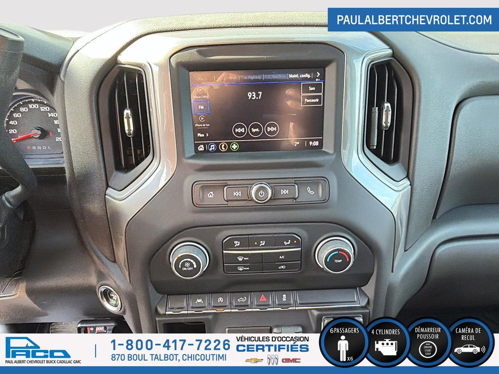 2022 Chevrolet SILVERADO 1500 4WD CREW CAB 147 CUSTOM in Chicoutimi, Quebec - 13 - w1024h768px