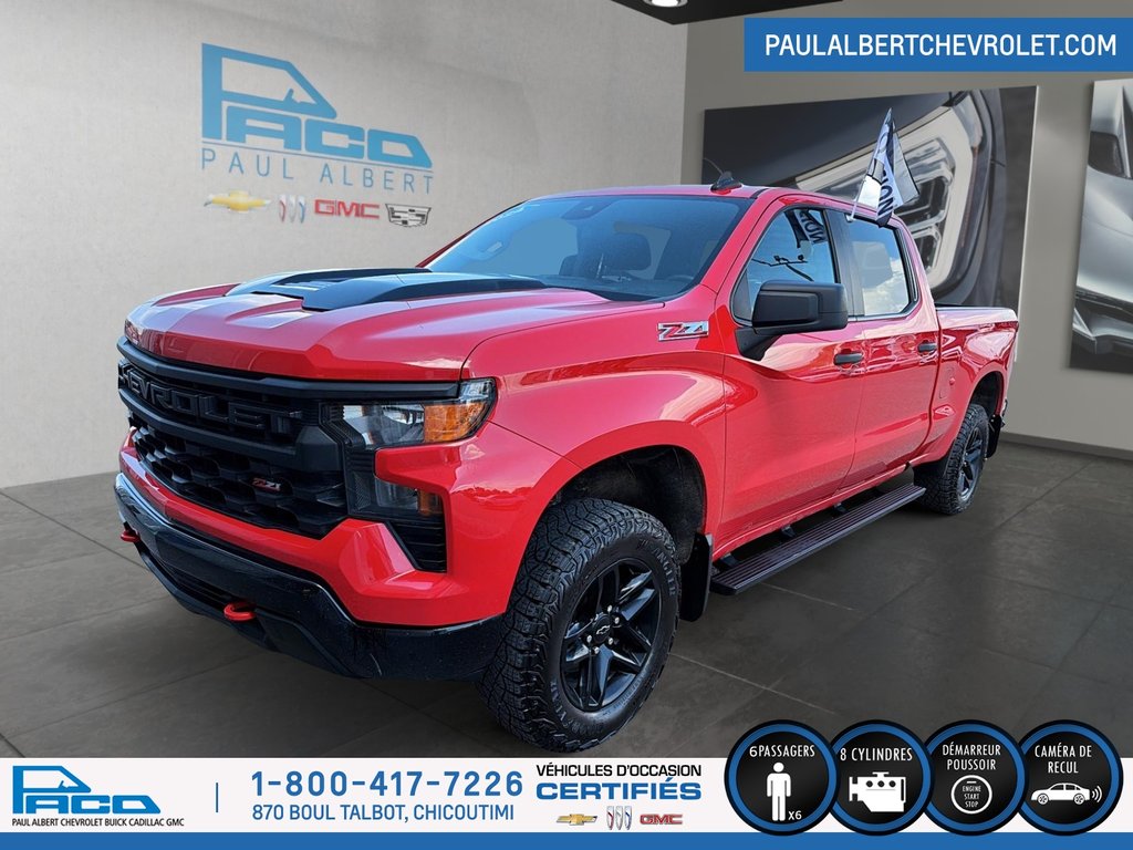 2024 Chevrolet SILVERADO 1500 4WD CREW CAB 147 CUSTOM TRAIL BOSS in Chicoutimi, Quebec - 1 - w1024h768px