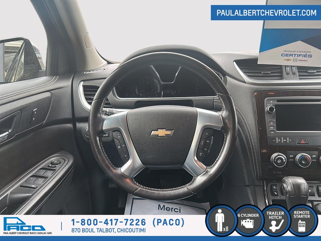 2017 Chevrolet Traverse AWD 4DR LT W/1LT in Chicoutimi, Quebec - 12 - w1024h768px