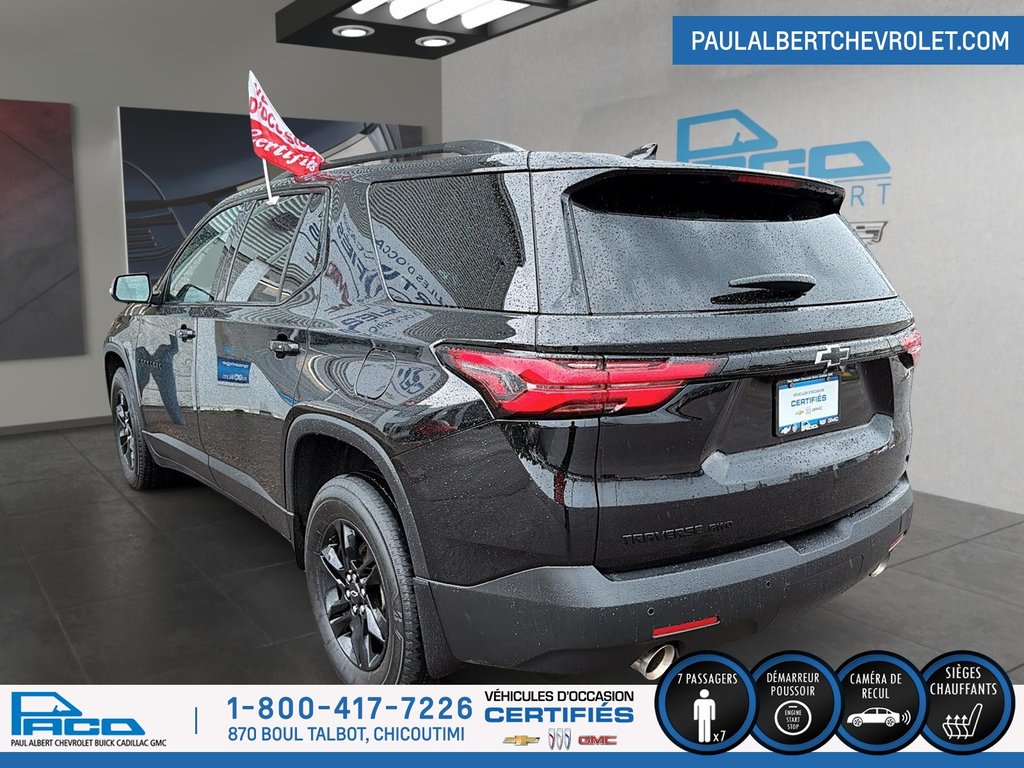 2022 Chevrolet TRAVERSE AWD 4DR LT CLOTH W/1LT in Chicoutimi, Quebec - 4 - w1024h768px