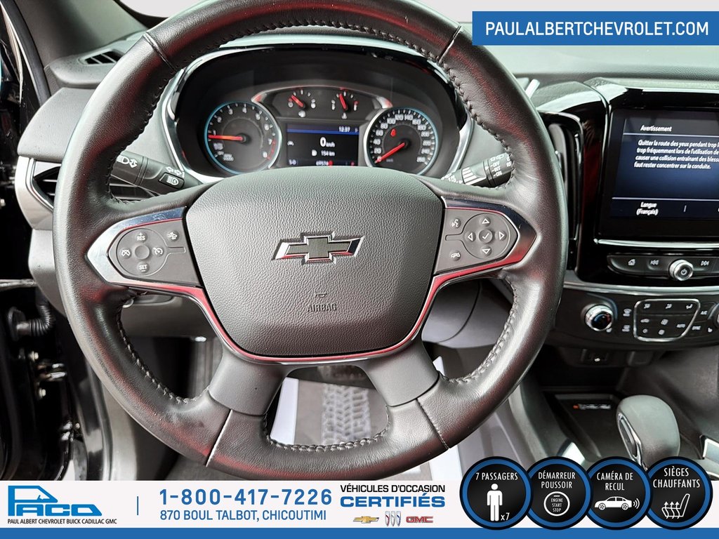2022 Chevrolet TRAVERSE AWD 4DR LT CLOTH W/1LT in Chicoutimi, Quebec - 12 - w1024h768px