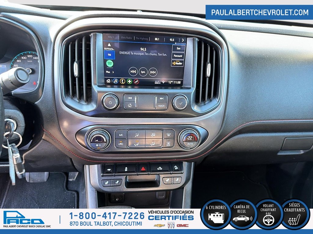 GMC CANYON 4WD CREW CAB 141 AL 2020 à Chicoutimi, Québec - 14 - w1024h768px